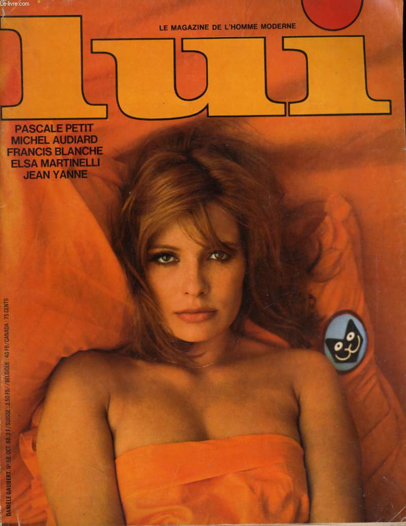 LUI, le magazine de l'homme moderne N 58 - PASCALE PATIT - MICHEL AUDIARD - FRANCIS BLANCHE - ELSA MARTINELLI - JEAN YANNE