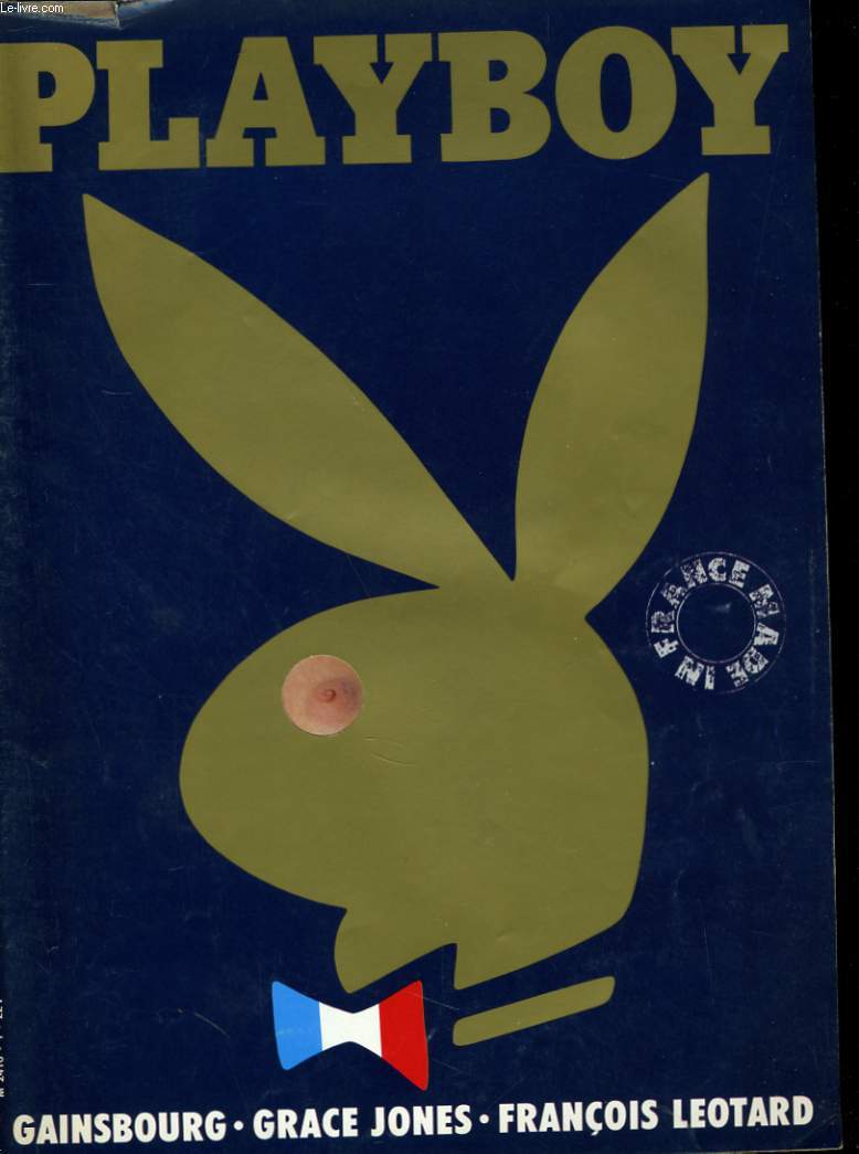 PLAYBOY EDITION FRANCAISE N 1 - GAINSBOUG - GRACE JONES - FRANCOIS LEOTARD