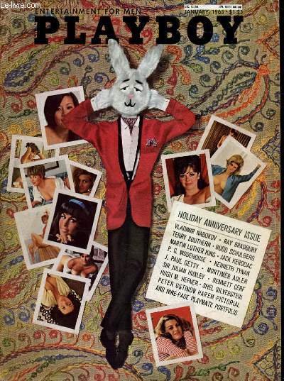 PLAYBOY ENTERTAINMENT FOR MEN N 1 - HOLIDAY ANNIVERSARY ISSUE - VLADIMIR NABOKOV - RAY BRADBURY - TERRY SOUTHERN - BUDD SCHULBERG - MARTIN LUTHER KINBG - JACK KEROUAC...