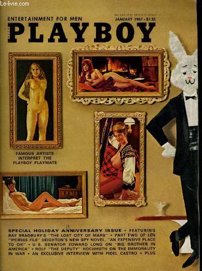 PLAYBOY ENTERTAINMENT FOR MEN N 1 - SPECIAL HOLIDAY ANNIVERSARY ISSUE - FEATURING RAY BRADBURY'S 