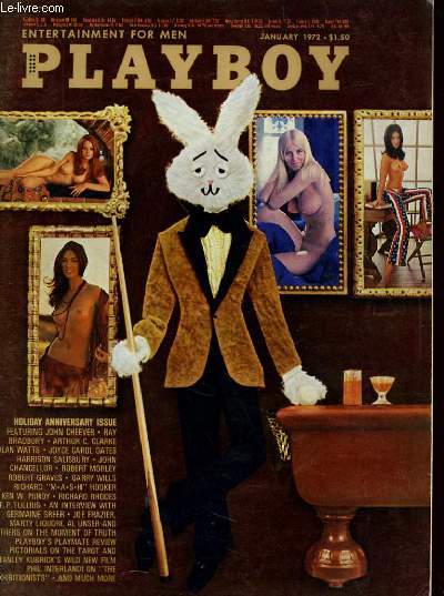 PLAYBOY ENTERTAINMENT FOR MEN N 1 - HOLIDAY ANNIVERSARY ISSUE - FEATURING JOHN CHEEVER - AN INTERVIEW WITH GERMAINE GREER - JOYCE CAROL OATES - HARRISON SALISBURY - ALAN WATTS...