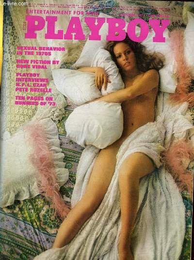 PLAYBOY ENTERTAINMENT FOR MEN N 10 - SEXUAL BEHAVIOR ON THE 1970S - NEW FICTION BY GORE VIDAL - PLAYVOY INTERVIEWS N. F. L. CZAR PETE ROZELLE...
