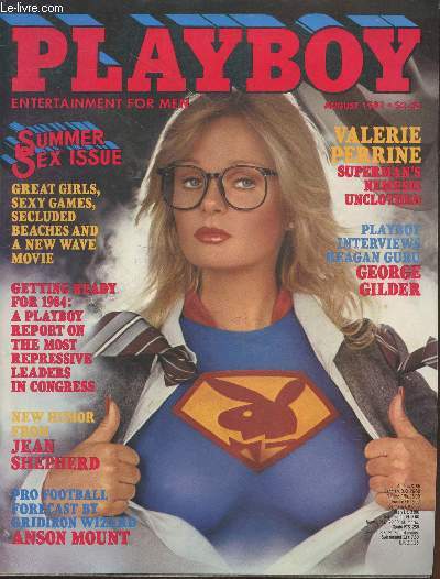 PLAYBOY ENTERTAINMENT FOR MEN N 8 - Summer sex issue - Great gilrs, sexy games, secluded beaches and a New wave movie - Getting ready for 1984 : A playboy report on the most repressive leaders in congress - New humor from Jean Shepherd - Pro football ...