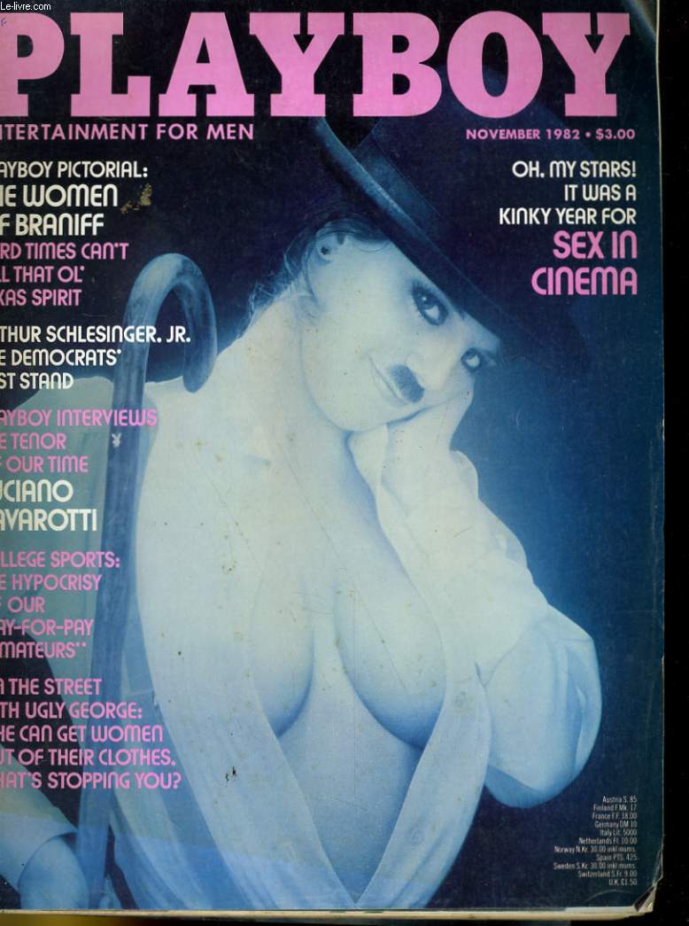 PLAYBOY ENTERTAINMENT FOR MEN N 11 - SEX IN CINEMA - LUCIANO PARAVOTTI - THE WOMEN OF BRANIFF - ARTHUR SCHLESINGER. JR...