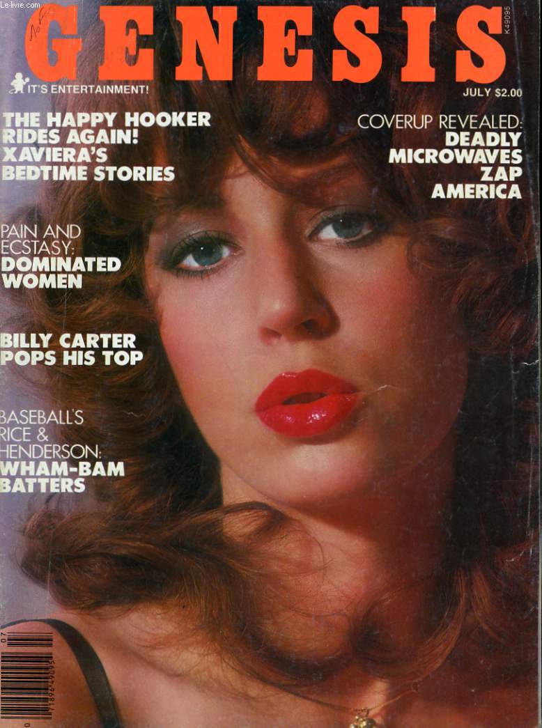 GENESIS, the magazine for men - THE HAPPY HOOKER RIDES AGAIN! XAVIERA'S BEDTIME STORIES - BILLY CARTER POPS HIS TOP