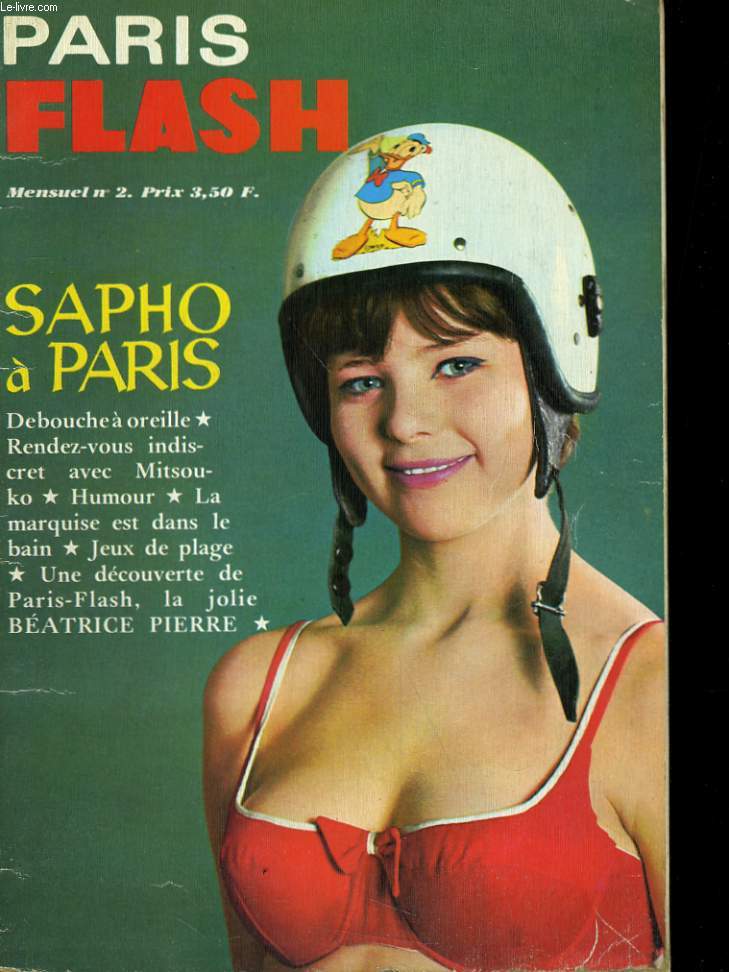 PARIS FLASH N 2 - SAPHO A PARIS - BEATRICE PIERRE - SOPHIE HARDY - DOROTHEE BLAK - CLAUDINE AUGER - VALERIE LAGRANGE...