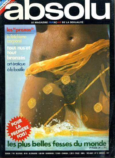 ABSOLU, le magazine franais de la sexualit N 13 - LES 
