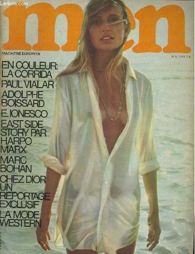 MEN, magazine europeen N8 - PAUL VIALAR - ADOLPHE BOISSARD - E. IONESCO - MARC BOHAN - LA MODE WESTERN...