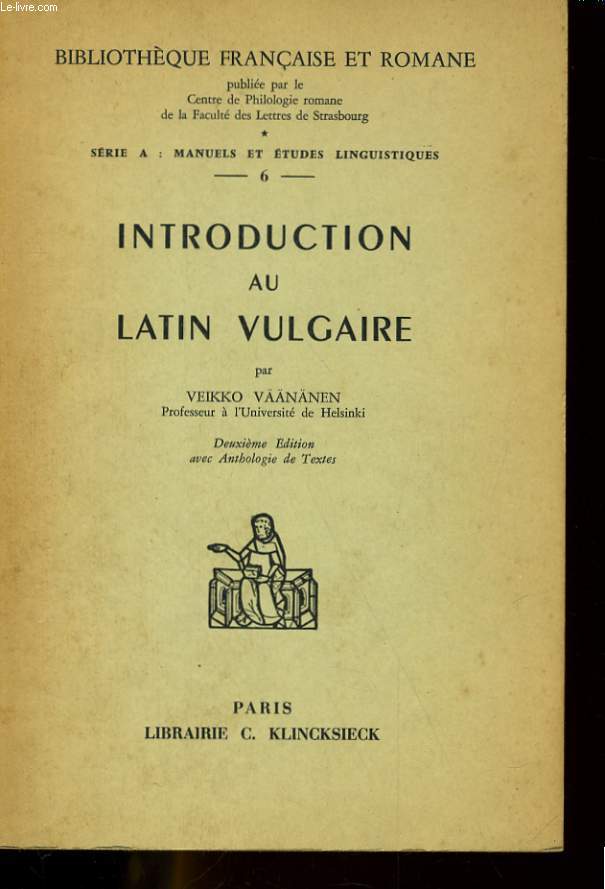 INTRODUCTION AU LATIN VULGAIRE