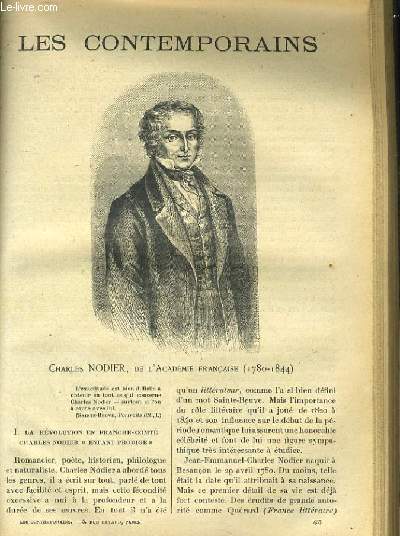 CHARLES NODIER, DE L'ACADEMIE FRANCAISE (1780-1844)