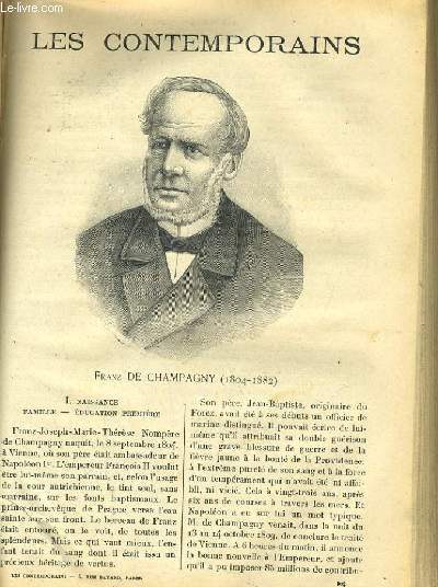 FRANZ DE CHAMPAGNY (1804-1882)