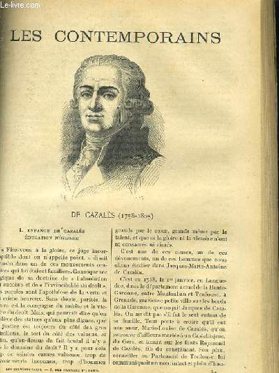 DE CAZALES (1758-1805)