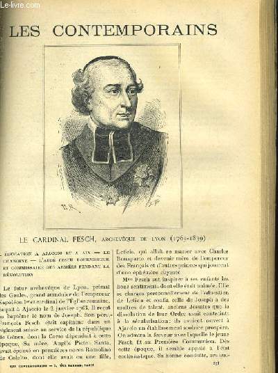 LE CARDINAL FESCH, ARCHEVEQUE DE LYON (1763-1839)