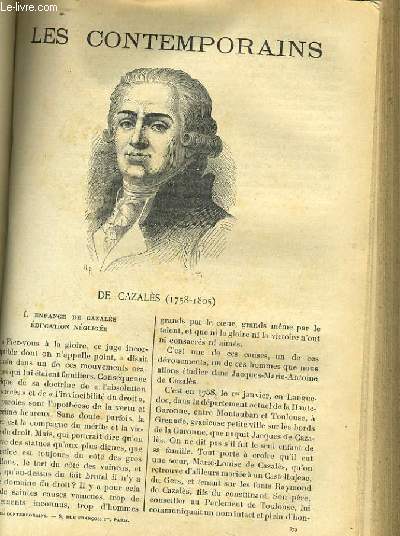 DE CAZALES (1758-1805)