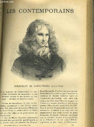 BERNARDIN DE SAINT-PIERRE (1737-1814)