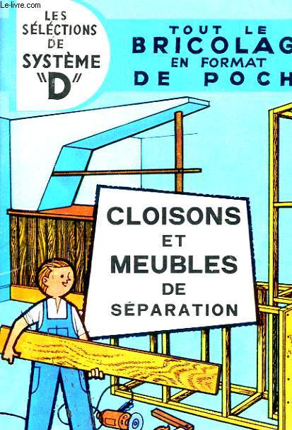 CLOISONS ET MEUBLES DE SEPARATIONS - DOUBLE CLOISON POUR MURS HUMIDES
