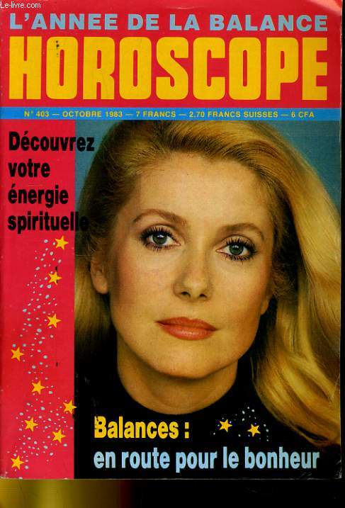 HOROSCOPE N403 - L'ANNEE DE LA BALANCE