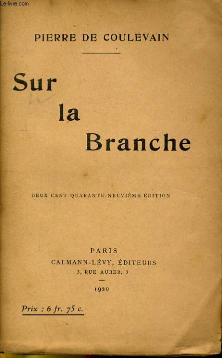SUR LA BRANCHE
