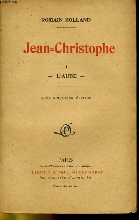 JEAN-CHRISTOPHE 1. L'AUBE