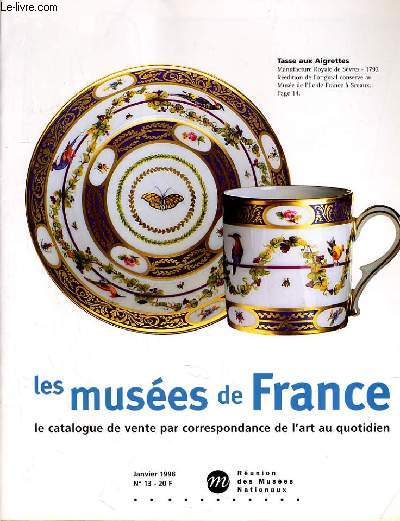 LES MUSEES DE FRANCE - LE CATALOGUE DE VENTE PAR CORREPODANCE DE L'ART AU QUOTIDIEN N13