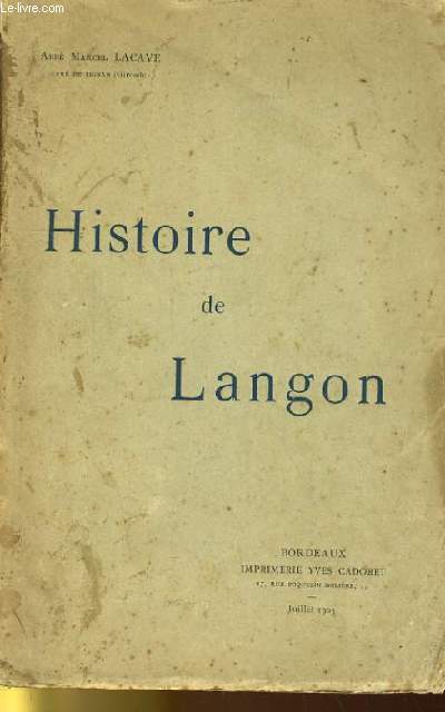 HISTOIRE DE LANGON