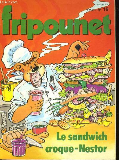 FRIPOUNET N16 - LE SANDWICH CROQUE-NESTOR - BASTIENNE ET BASTIEN