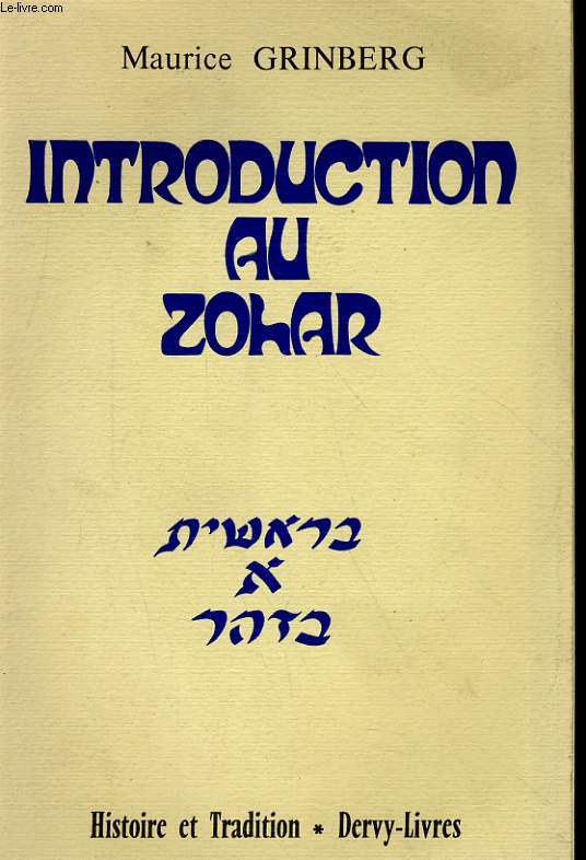 INTRODUCTION AU ZOHAR