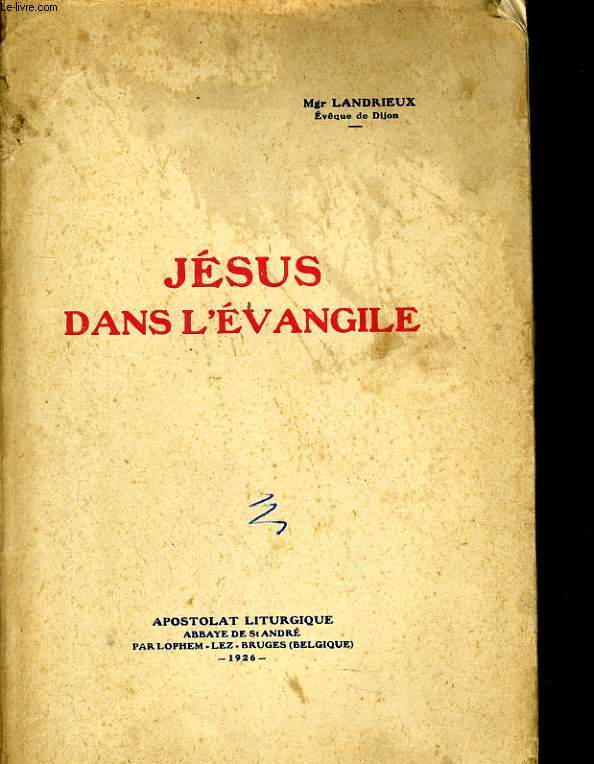 JESUS DANS L'EVANGILE