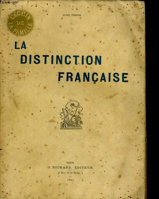 LA DISTINCTION FRANCAISE