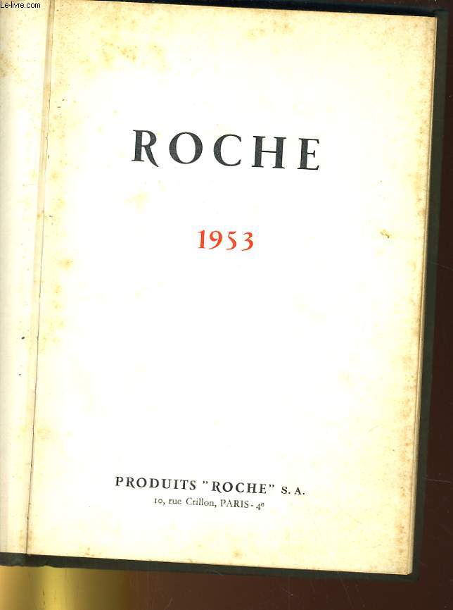 ROCHE CINQUANTENAIRE 1903 - 1953