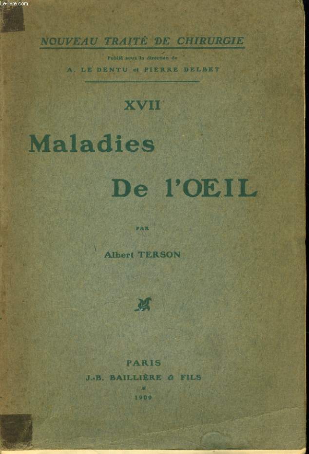 XVII, MALADIES DE L'OEIL