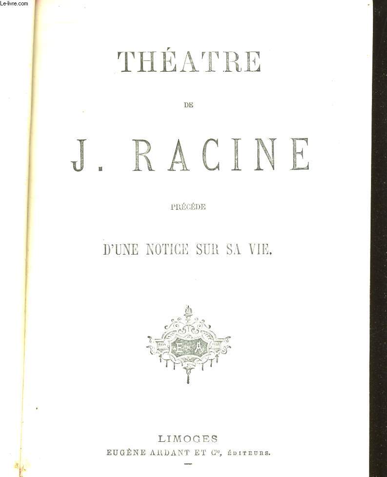 THEATRE DE J. RACINE