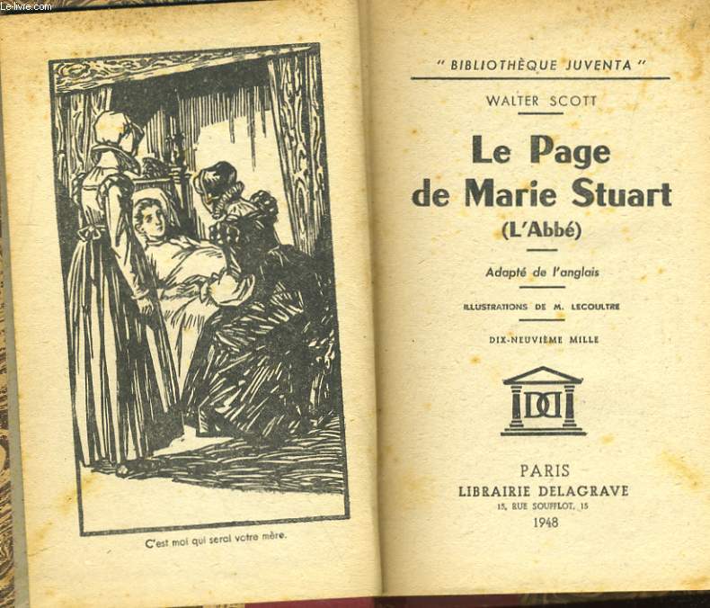 LE PAGE DE MARIE STUART (L'ABBE)