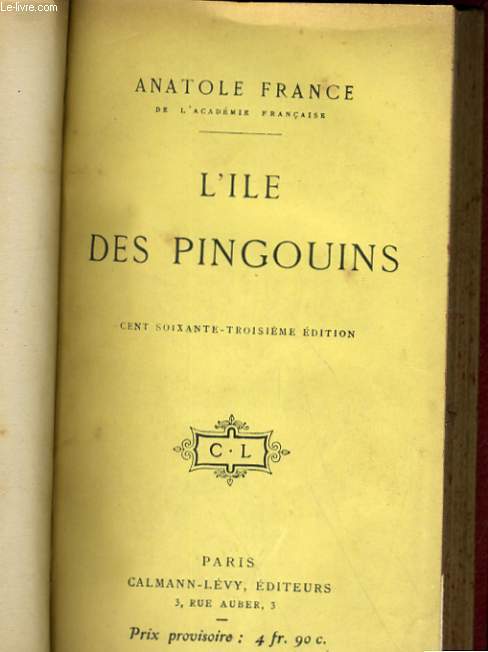 L'ILE DES PINGOUINS