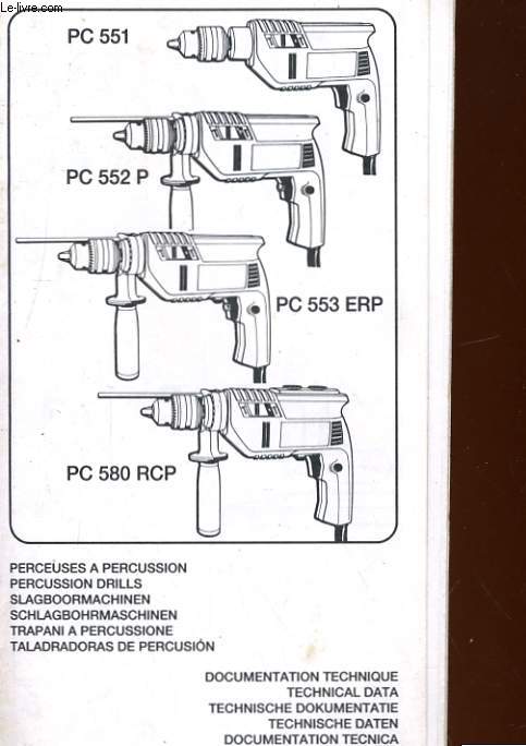 PERCEUSES A PERCUSSION - DOCUMENTATION TECHNIQUE