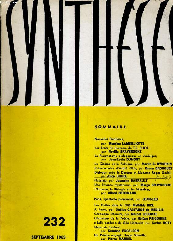 SYNTHESES N232