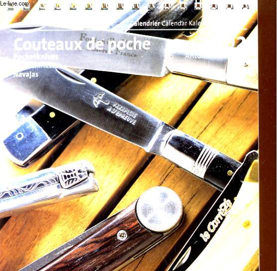 CALENDRIER COUTEAUX DE POCHE 2002