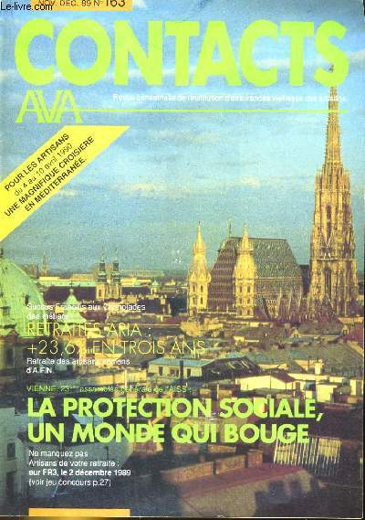 CONTACTS AVA - LA PROTECTION SOCIALE, UN MONDE QUI BOUGE N163