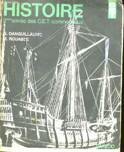HISTOIRE 2EME ANNEE DES C.E.T. COMMERCIAUX