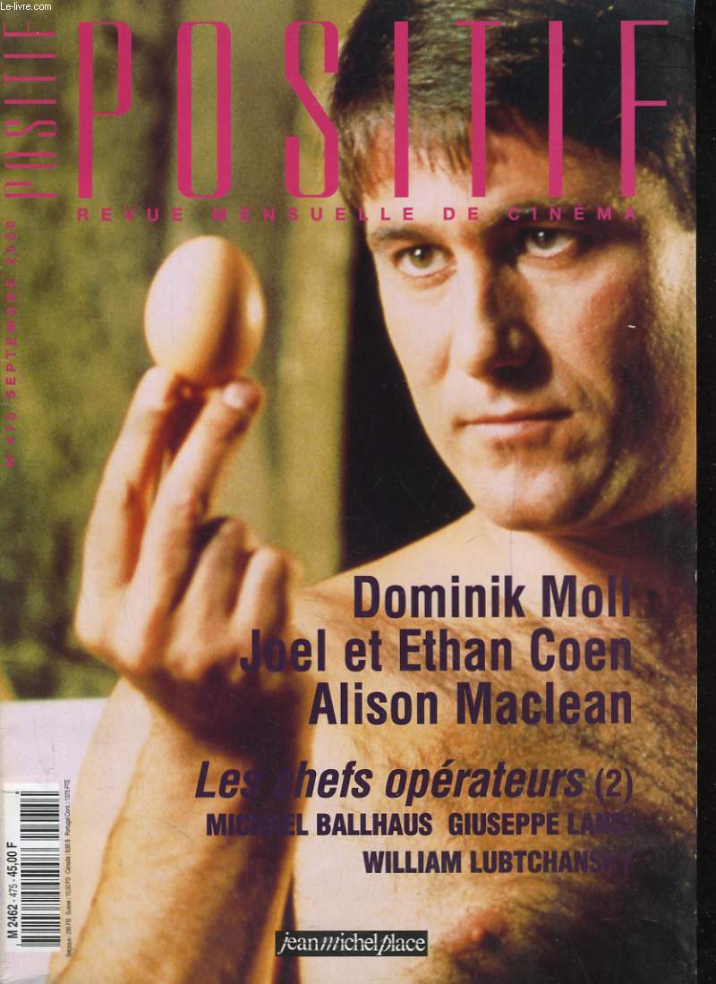 POSITIF N475 - FOMINIK MOLL - JOEL ET ETHAN COEN - ALISON MACLEAN...