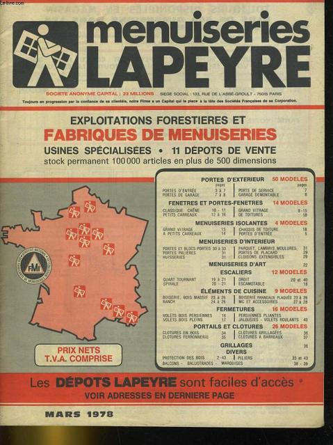 MENUISERIES LAPEYRE.