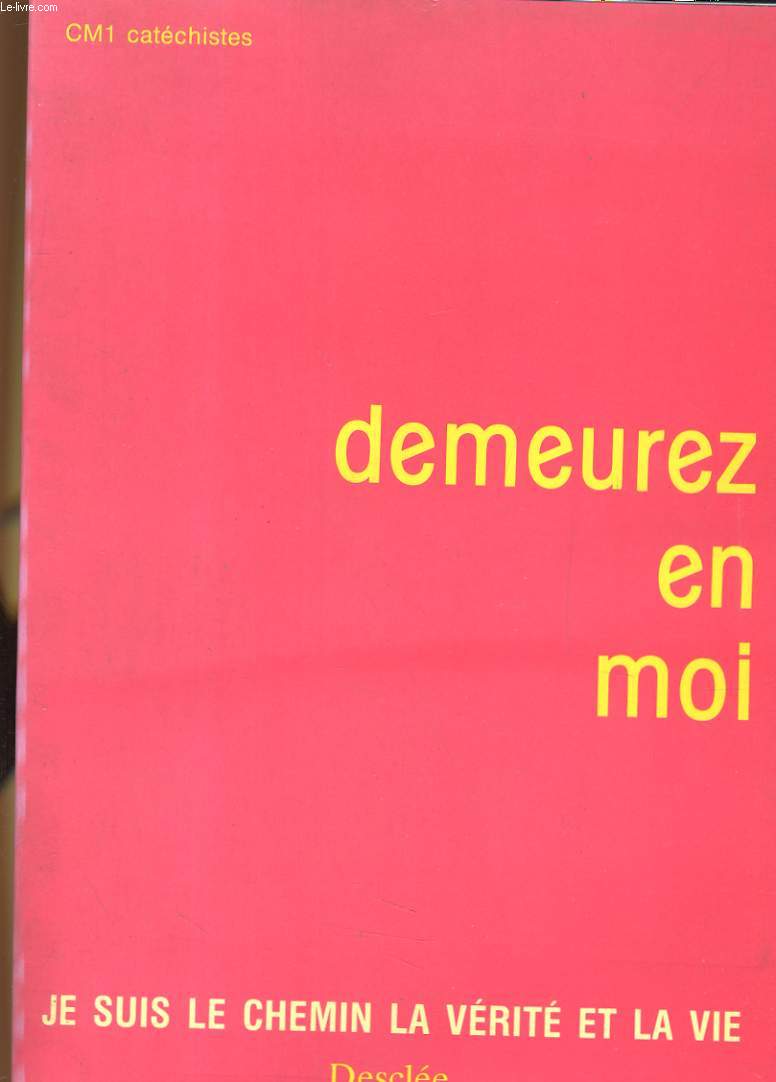 DEMEREZ EN MOI. LIVRE DES CATECHISTES C.M.1 CATECHISME (8me)