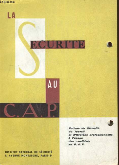 LA SECURITE AU C.A.P.