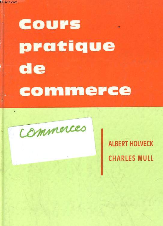 COURS PRATIQUE DE COMMERCE