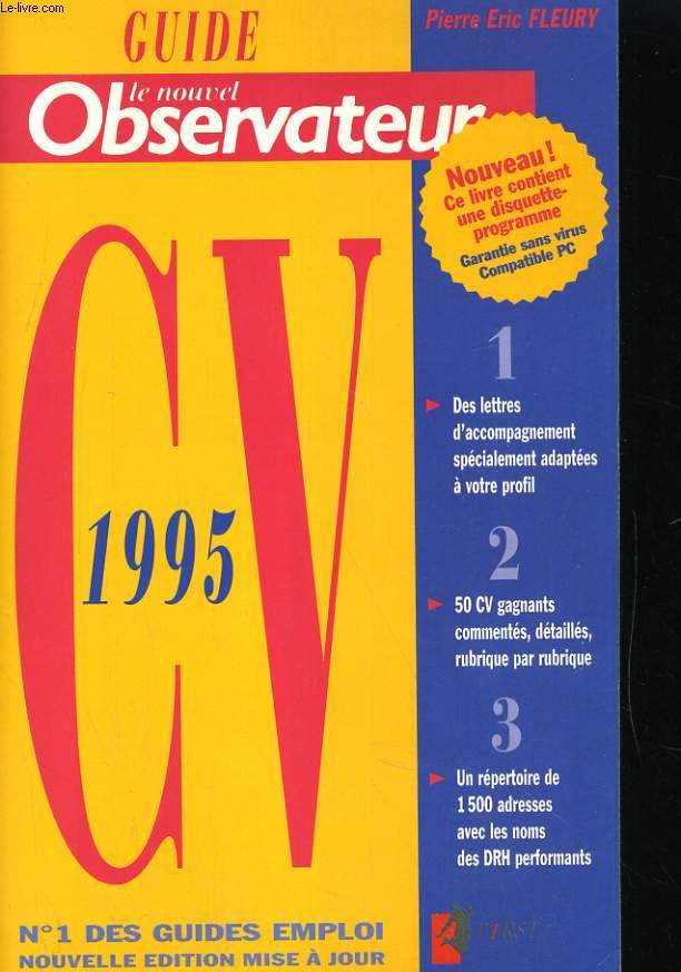 GUIDE LE NOUVEL OBSERVATEUR CV 1995