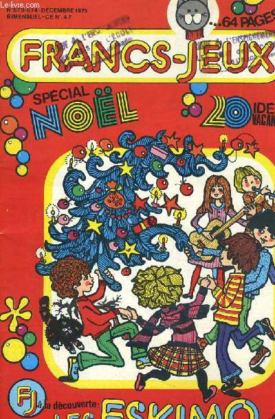 FRANCS-JEUX. N673/674. SPECIAL NOEL. LES ESKIMO