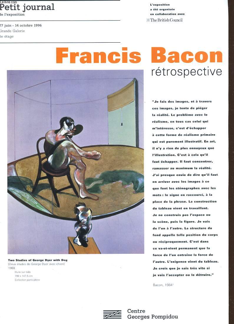 PETIT JOURNAL DE L'EXPOSITION, 3 NUMEROS. CONSTANTIN BRANCUSI, FRANCIS BACON, FERNAND LEGER.