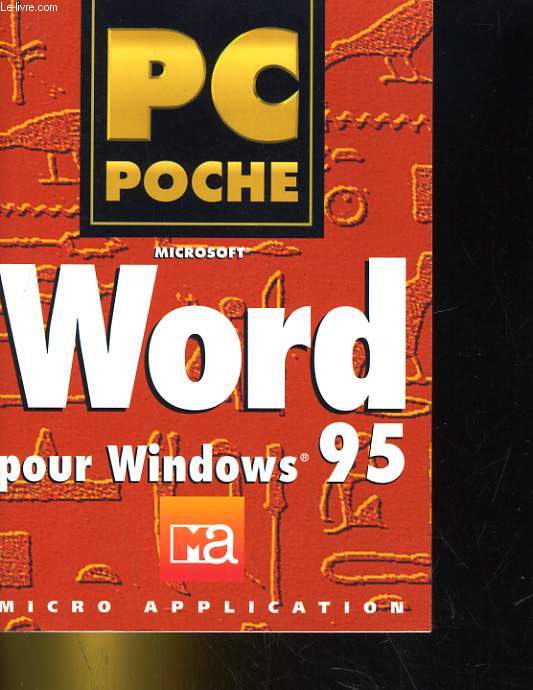 PC POCHE, MICROSOFT WORD POUR WINDOWS 95