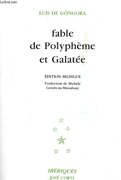 FABLE DE POLYPHEME ET GALATEE