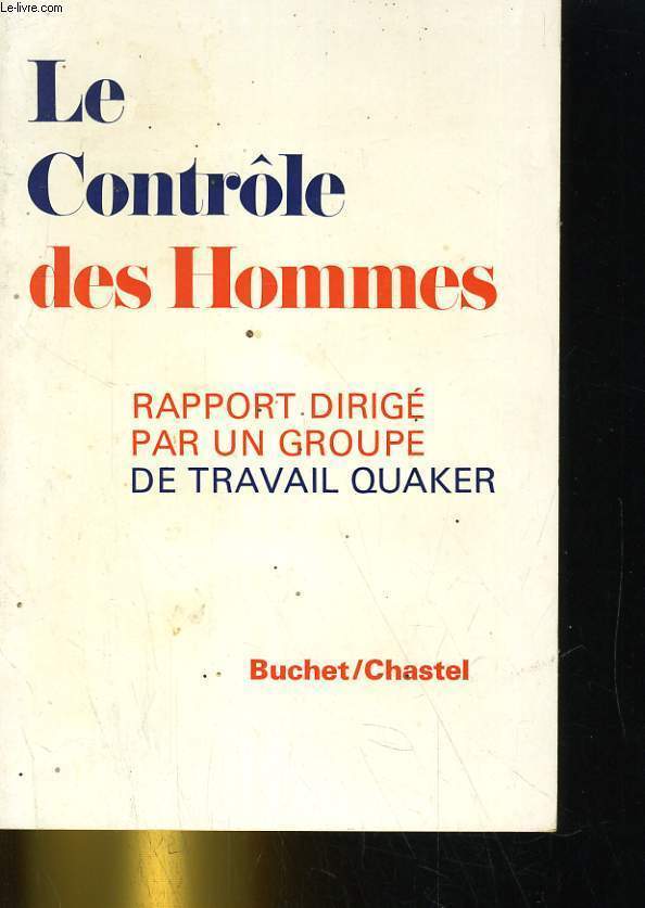 LE CONTROLE DES HOMMES. RAPPORT